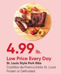 Stater Bros St. Louis Style Pork Ribs offer