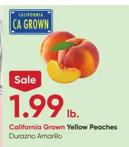 Stater Bros California Grown Yellow Peaches offer