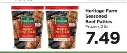 Food 4 Less Heritage Farm Seasoned Beef Patties offer