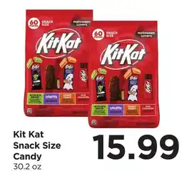 Food 4 Less Kit Kat Snack Size Candy offer
