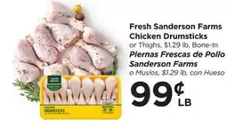Food 4 Less Fresh Sanderson Farms Chicken Drumsticks offer