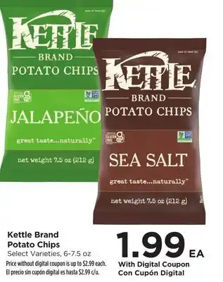 Food 4 Less Kettle Brand Potato Chips offer