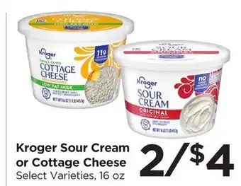 Food 4 Less Kroger Sour Cream or Cottage Cheese offer