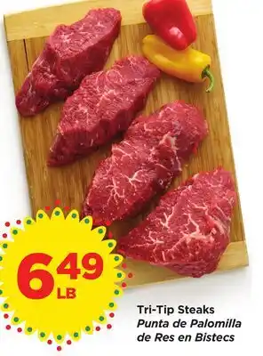 Food 4 Less Tri-Tip Steaks offer