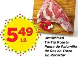 Food 4 Less Untrimmed Tri-Tip Roasts offer