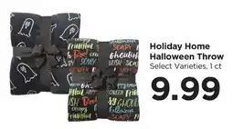 Food 4 Less Holiday Home Halloween Throw offer
