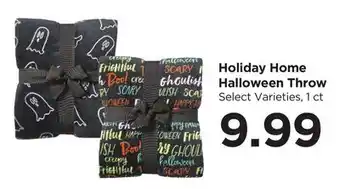 Food 4 Less Holiday Home Halloween Throw offer