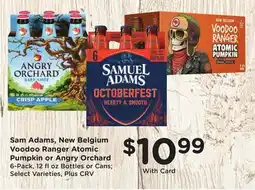 Ralphs Sam Adams, Voodoo Ranger Atomic Pumpkin or Angry Orchard offer