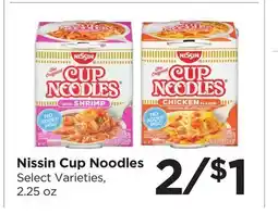 Food 4 Less Nissin Cup Noodles offer