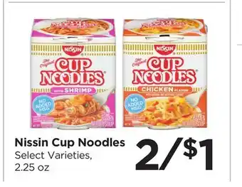 Food 4 Less Nissin Cup Noodles offer