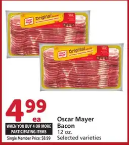 Albertsons Oscar Mayer Bacon offer