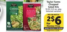 Albertsons Taylor Farms Chopped Salad Kits offer