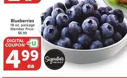 Albertsons Blueberries offer