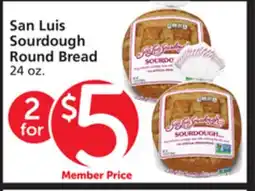 Albertsons San Luis Sourdough Round Bread offer