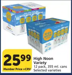 Albertsons High Noon Variety offer