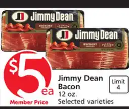 Albertsons Jimmy Dean Bacon offer