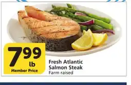 Albertsons Fresh Atlantic Salmon Steak offer