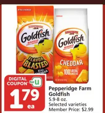 Albertsons Pepperidge Farm Goldfish offer