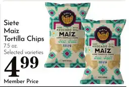 Pavilions Siete Maiz Tortilla Chips offer