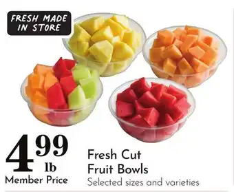 Pavilions Fresh Cut Fruit Bowls offer