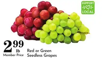 Pavilions Red or Green Seedless Grapes offer