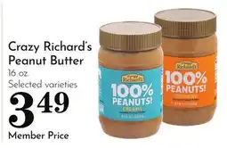 Pavilions Crazy Richard's Peanut Butter offer