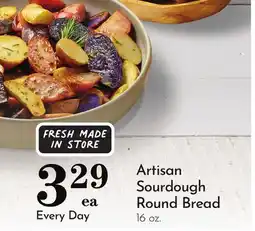 Pavilions Artisan Sourdough Round Bread offer
