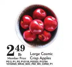Pavilions Large Cosmic Crisp Apples offer