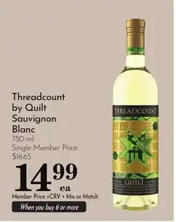 Pavilions Threadcount by Quilt Sauvignon Blanc offer