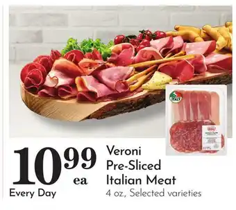 Pavilions Veroni Pre-Sliced Italian Meat offer
