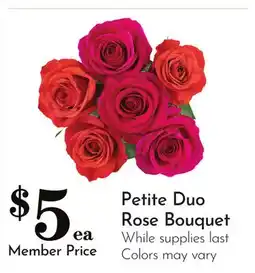 Pavilions Petite Duo Rose Bouquet offer