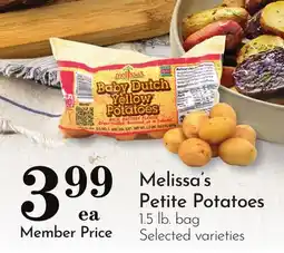 Pavilions Melissa's Petite Potatoes offer