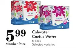 Pavilions Caliwater Cactus Water offer