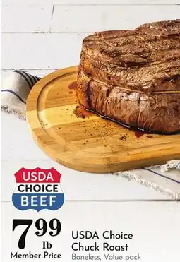 Pavilions USDA Choice Chuck Roast offer