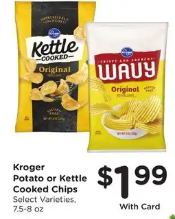 Ralphs Kroger Potato or Kettle Cooked Chips offer