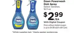 Ralphs Dawn Powerwash Dish Spray offer