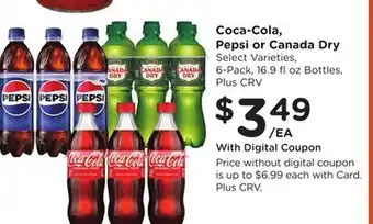 Ralphs Coca-Cola, Pepsi or Canada Dry offer
