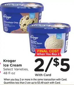 Ralphs Kroger Ice Cream offer