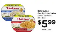Ralphs Bob Evans Family Size Sides offer