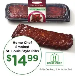 Ralphs Home Chef Smoked St. Louis Style Ribs offer