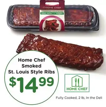 Ralphs Home Chef Smoked St. Louis Style Ribs offer