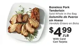Ralphs Boneless Pork Tenderloin offer