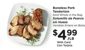 Ralphs Boneless Pork Tenderloin offer