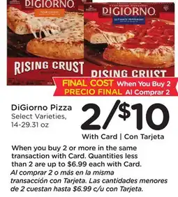 Ralphs DiGiorno Pizza offer