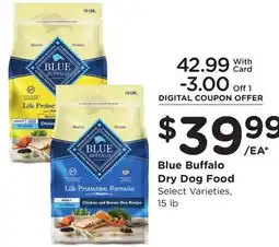 Ralphs Blue Buffalo Dry Dog Food offer
