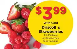 Ralphs Driscoll´s Strawberries offer