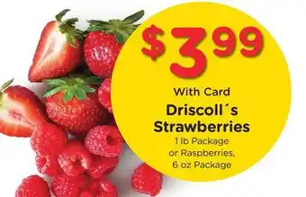 Ralphs Driscoll´s Strawberries offer