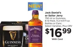 Ralphs Jack Daniel's or Sailor Jerry offer