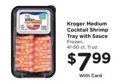 Ralphs Kroger Medium Cocktail Shrimp Tray with Sauce offer