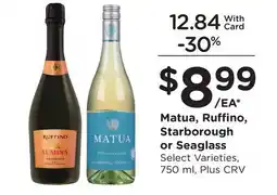 Ralphs Matua, Ruffino, Starborough or Seaglass offer